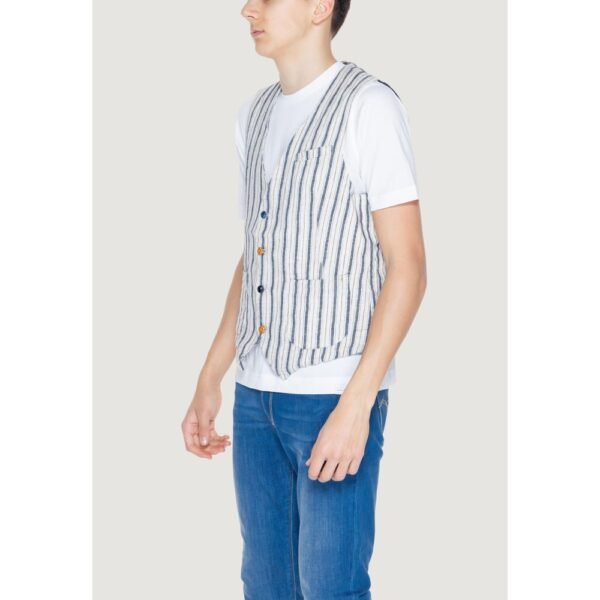 6285460.jpeg Beige Cotton Vest