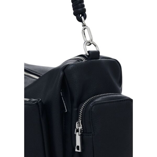 6314479.jpeg Black Polyethylene Handbag