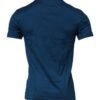 Blue Crown Bee Cotton Men Crew Neck T-shirt