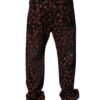 Black Cherry Cotton Straight Men Denim Jeans