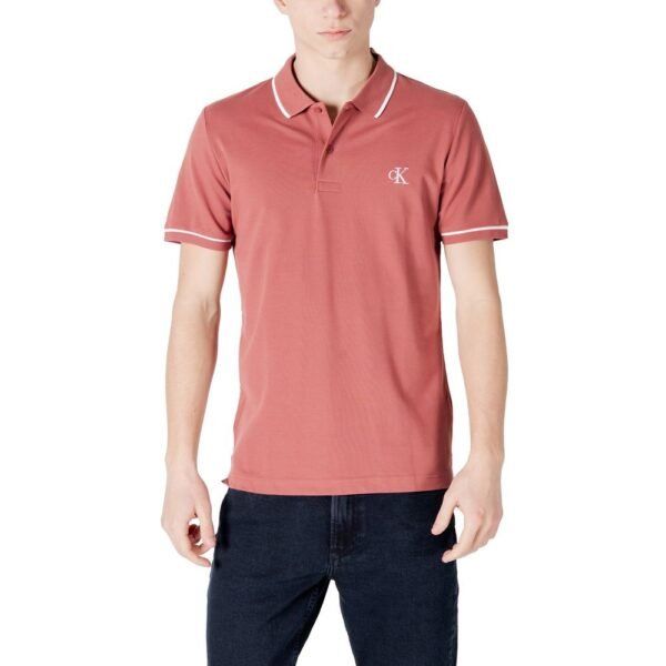 6357607.jpeg Red Cotton Polo Shirt