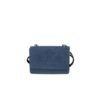 Blue Polyester Shoulder Bag