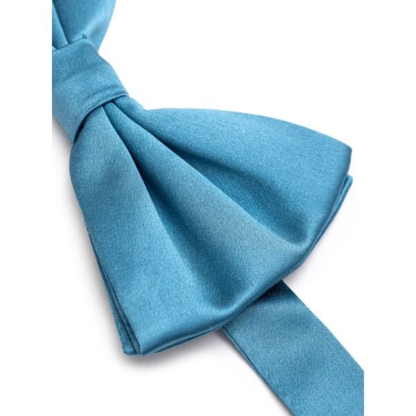 Blue Silk Bowty