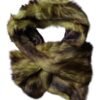 Multicolor Fur Shawl Neck Wrap Cover Collar Scarf