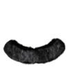6432412.jpeg Black Fur Shawl Neck Wrap Cover Collar Scarf