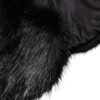 6432414.jpeg Black Fur Shawl Neck Wrap Cover Collar Scarf