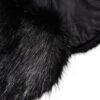 6432416.jpeg Black Fur Shawl Neck Wrap Cover Collar Scarf