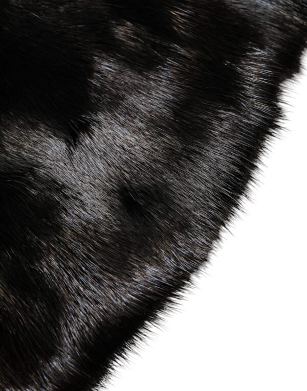 6432466.jpeg Black Fur Shawl Neck Wrap Cover Collar Scarf