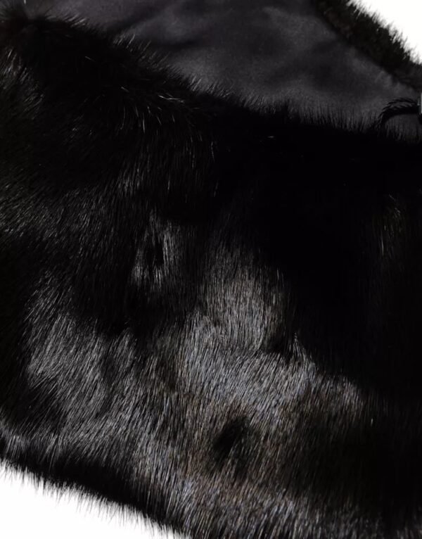 6432483.jpeg Black Fur Shawl Neck Wrap Cover Collar Scarf