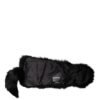 6432504.jpeg Black Fox Fur Neck Wrap Warmer Winter Scarf