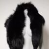 6432508.jpeg Black Fox Fur Neck Wrap Warmer Winter Scarf