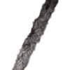 Gray Fox Fur Neck Wrap Warmer Winter Scarf
