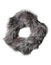 6432512.jpeg Gray Fox Fur Neck Wrap Warmer Winter Scarf