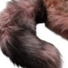 Pink Frost Fox Fur Neck Warmer Winter Scarf
