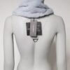 Powder Blue Mink Fur Neck Warmer Scarf
