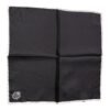 Black Crown Logo Square Handkerchief Scarf