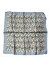 Gray Oranges Silk Square Handkerchief Scarf