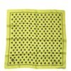 Yellow Hearts Silk Square Bandana Scarf