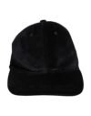 Black Cotton 6 Panels Baseball Cap