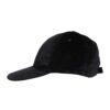 Black Cotton 6 Panels Baseball Cap
