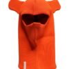Orange Cotton Whole Head Wrap Balaclava Hat