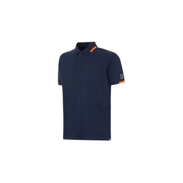 Screenshot Blue Cotton Polo Shirt