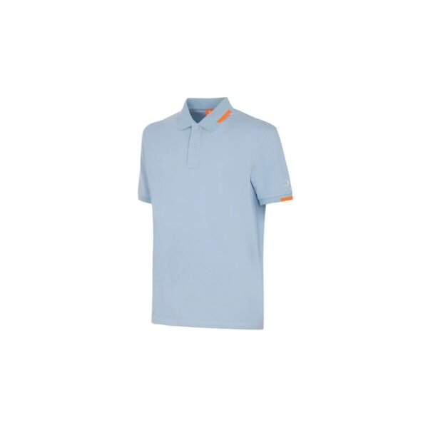 Screenshot Light Blue Cotton Men Polo Shirt