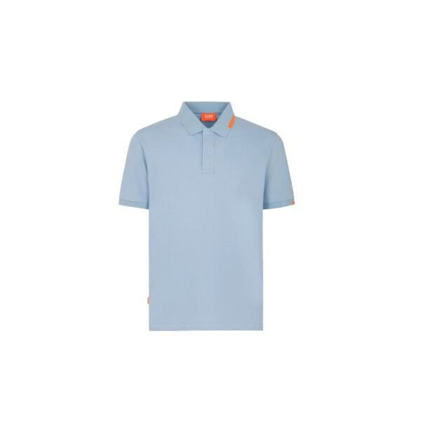 Screenshot Light Blue Cotton Men Polo Shirt