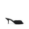 Black Cotton Sandal