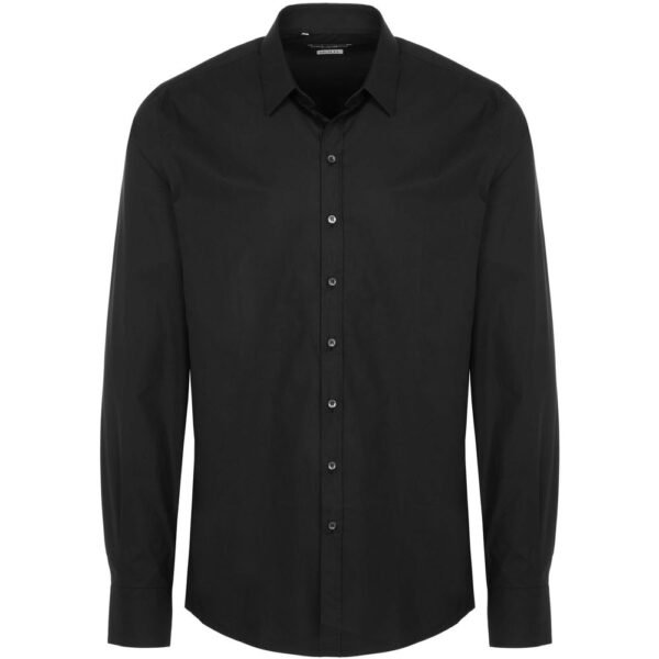 6648382.jpeg Black Cotton Shirt