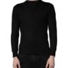 Black Cashmere Button Down Cardigan Sweater