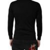 Black Cashmere Button Down Cardigan Sweater