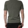 Army Green Logo Plaque Cotton Polo Shirt T-shirt