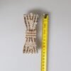 Gold Tone Brass Bow Crystal FauxPearl Embellished Brooch