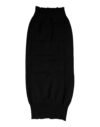 Black Cashmere Knitted Neck Warmer Foulard Scarf