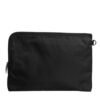 Black DG Milano Print Nylon Pouch Clutch Bag