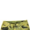 Yellow Cotton Stretch Skinny Men Denim Jeans
