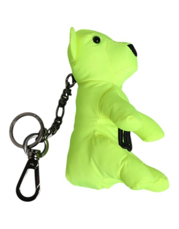 6802543.jpeg Green Bear Embroidered Logo Keychain Clasp Keyring