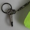 6802546.jpeg Green Bear Embroidered Logo Keychain Clasp Keyring
