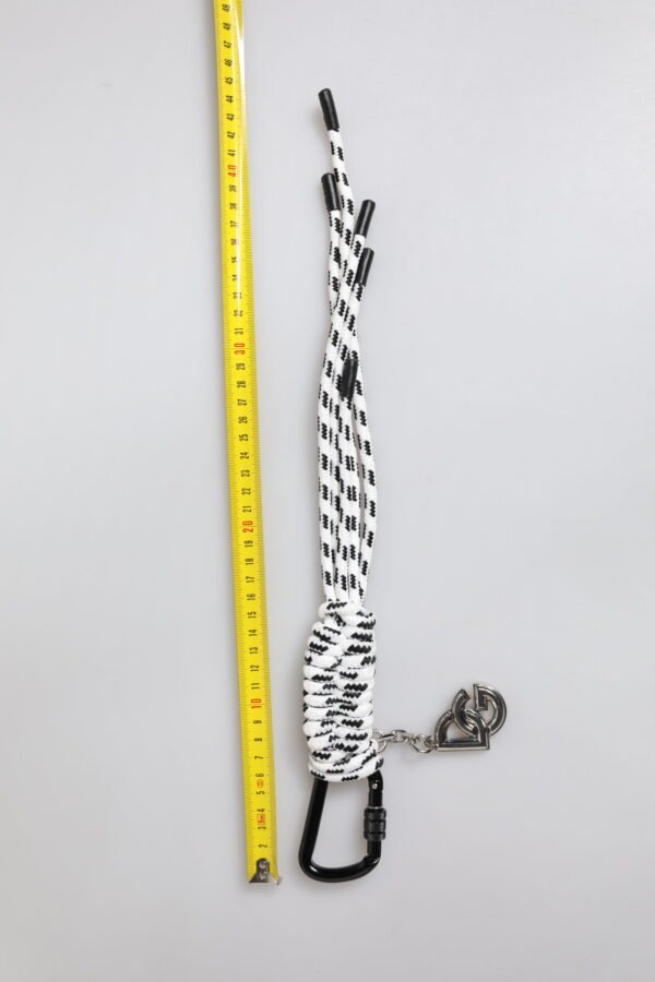 6802564.jpeg Multicolor Tape String DG Logo Keychain Polyester Keyring