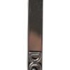 6803484.jpeg Silver Tone Brass Logo Branded Tie Clip Bar