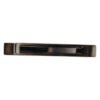 Black Tone Brass Logo Branded Tie Clip Bar
