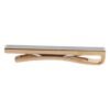 Gold Tone Brass Logo Branded Tie Clip Bar