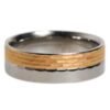 Gold Silver Tone Real Brass DG Logo Ring