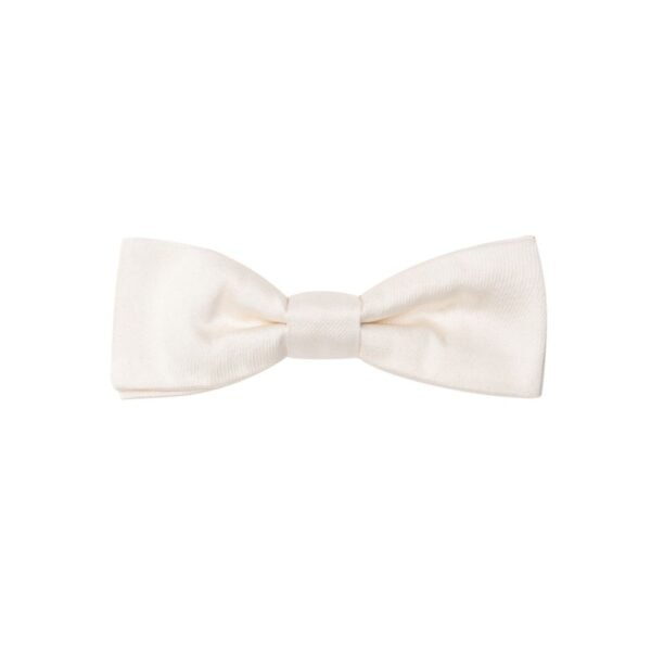 White Silk Bowty