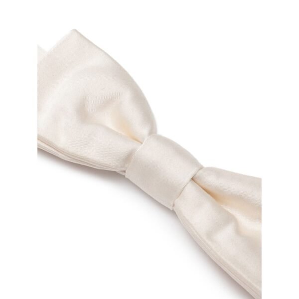 White Silk Bowty