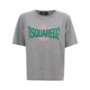 Chic Gray Cotton Tee for the Modern Woman