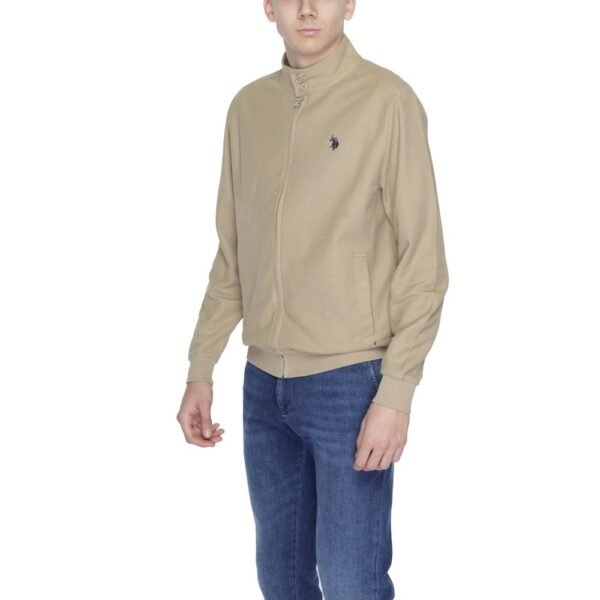Beige Cotton Jackets & Coat