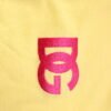 Yellow Cotton Logo Collared Polo T-shirt
