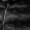 Black Padded Puffer Hooded Full Zip Cropped Jacket